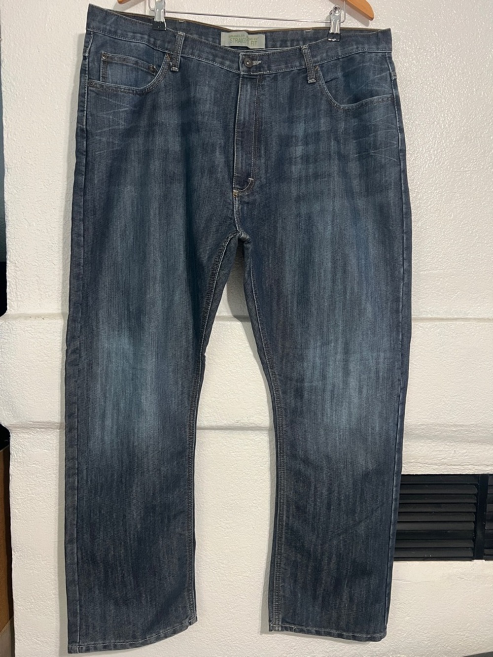 Wrangler Men's Straight Jeans 42X30 Denim